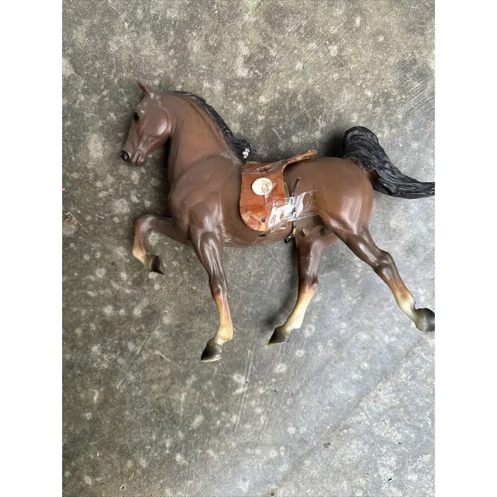 Vintage Breyer Horse Commander 5 Five Gaiter #52 Stallion Red Tassel Ribbon READ